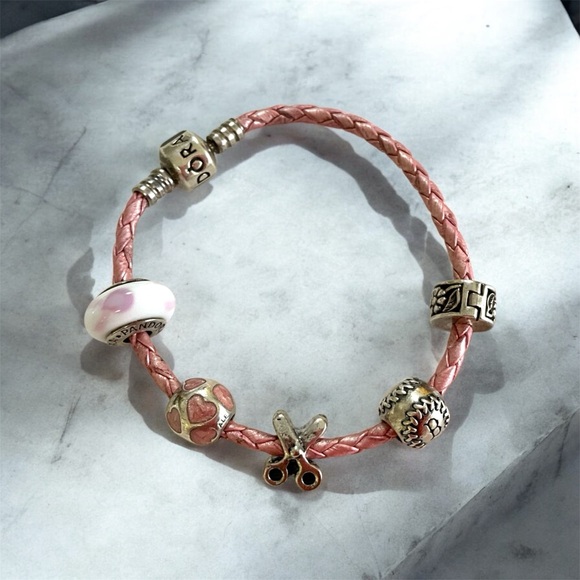 Pandora Jewelry - Pandora Bracelet with 5 Charms